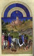 LIMBOURG brothers, Les trs riches heures du Duc de Berry: Aout (August) sg